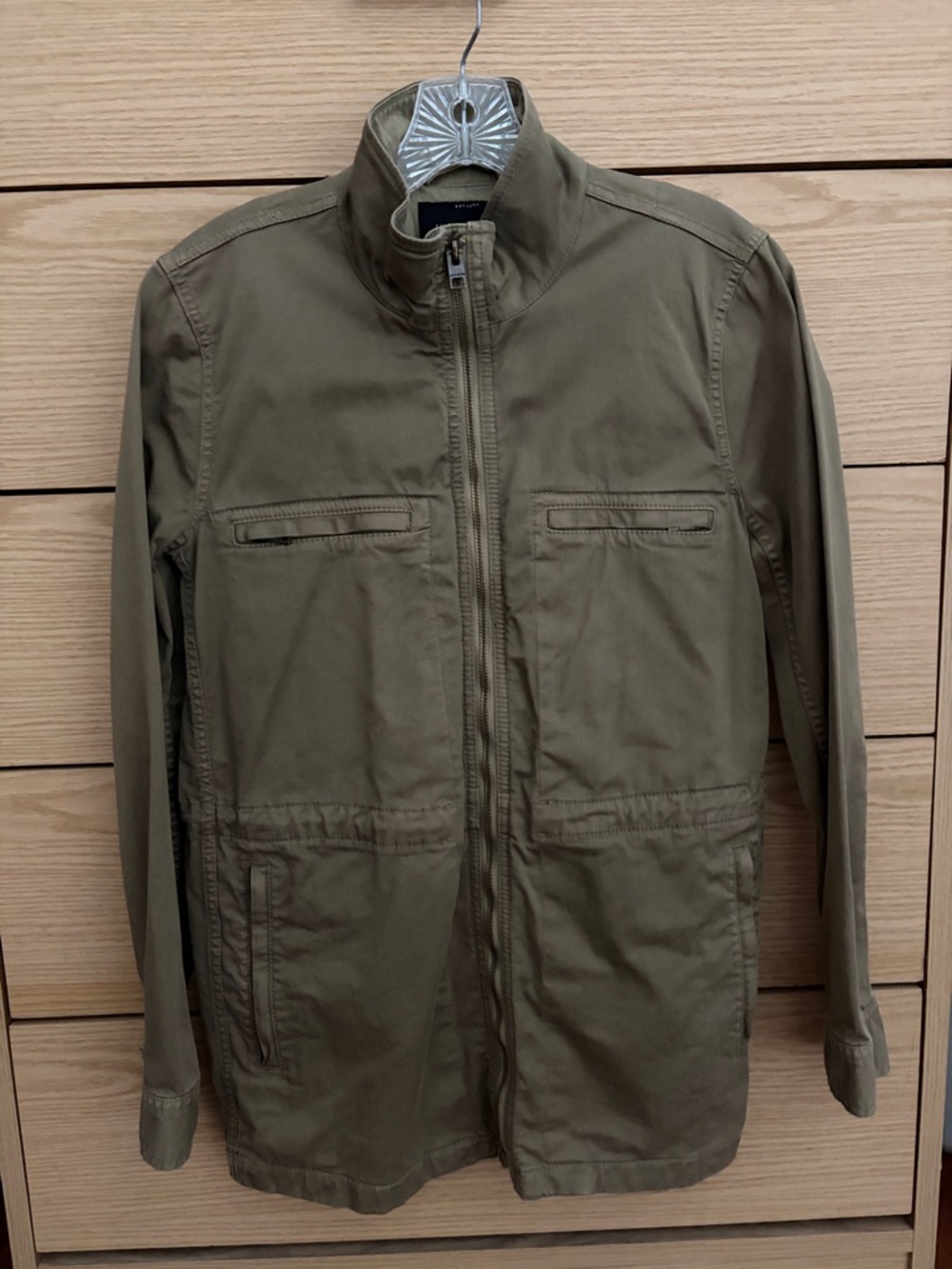 LUCKY BRAND Olive Green Military Field Jacket